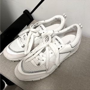 Jimmy Choo. Size 7.5. White